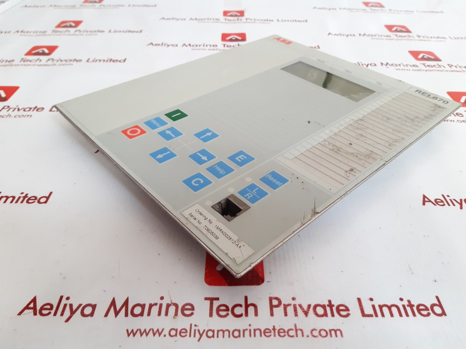 Abb rel670 display 1mrk000008-hb