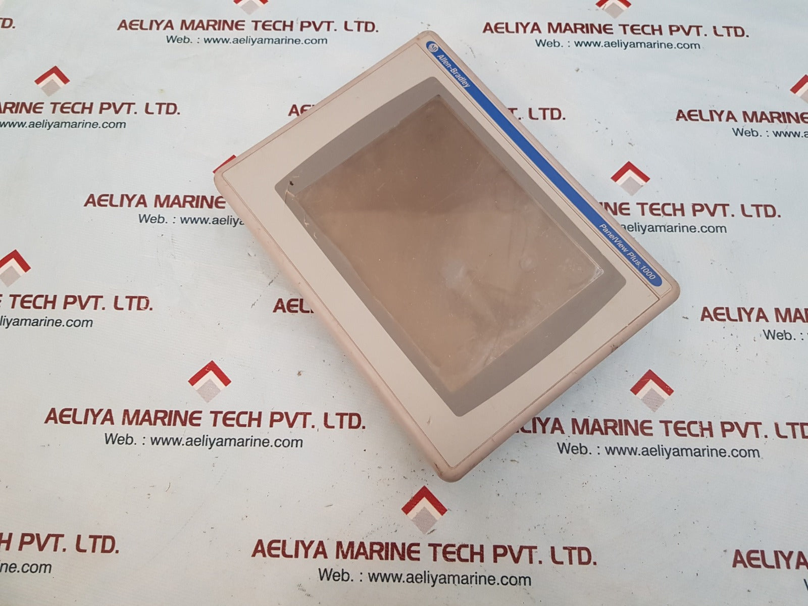 Allen-bradley panel view plus 1000 2711p-rdt10c color touch display module ser b 