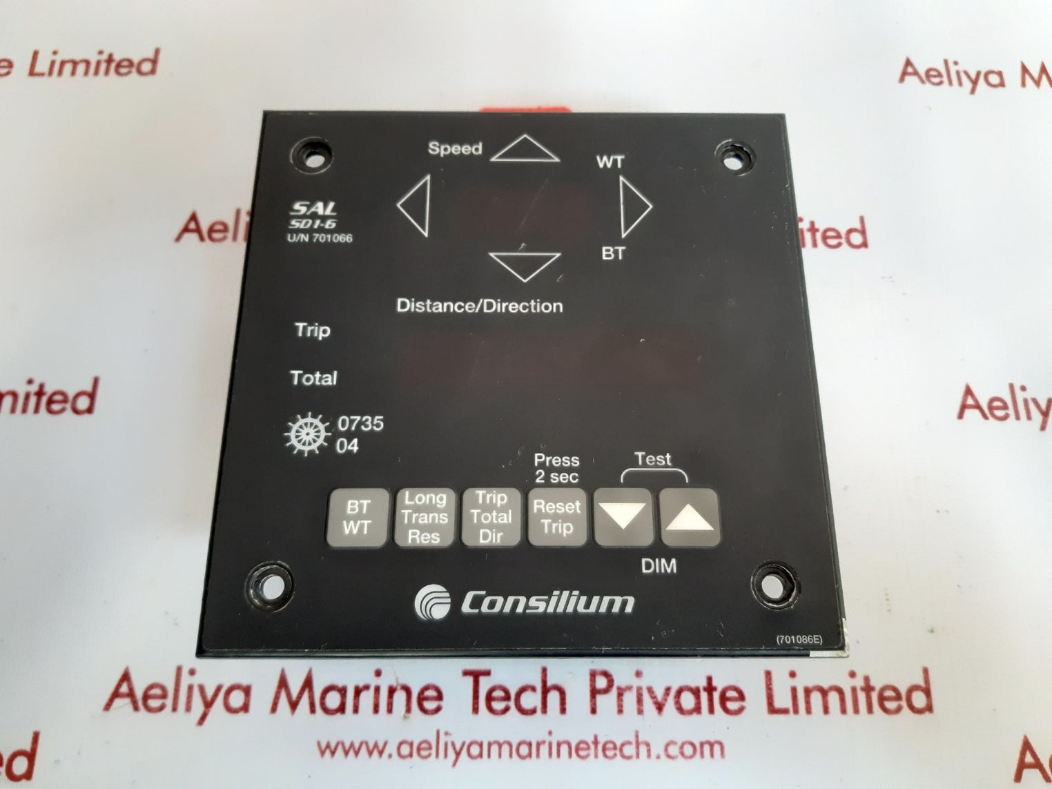 Consilium sal sd1-6 701066 universal two-axis log display