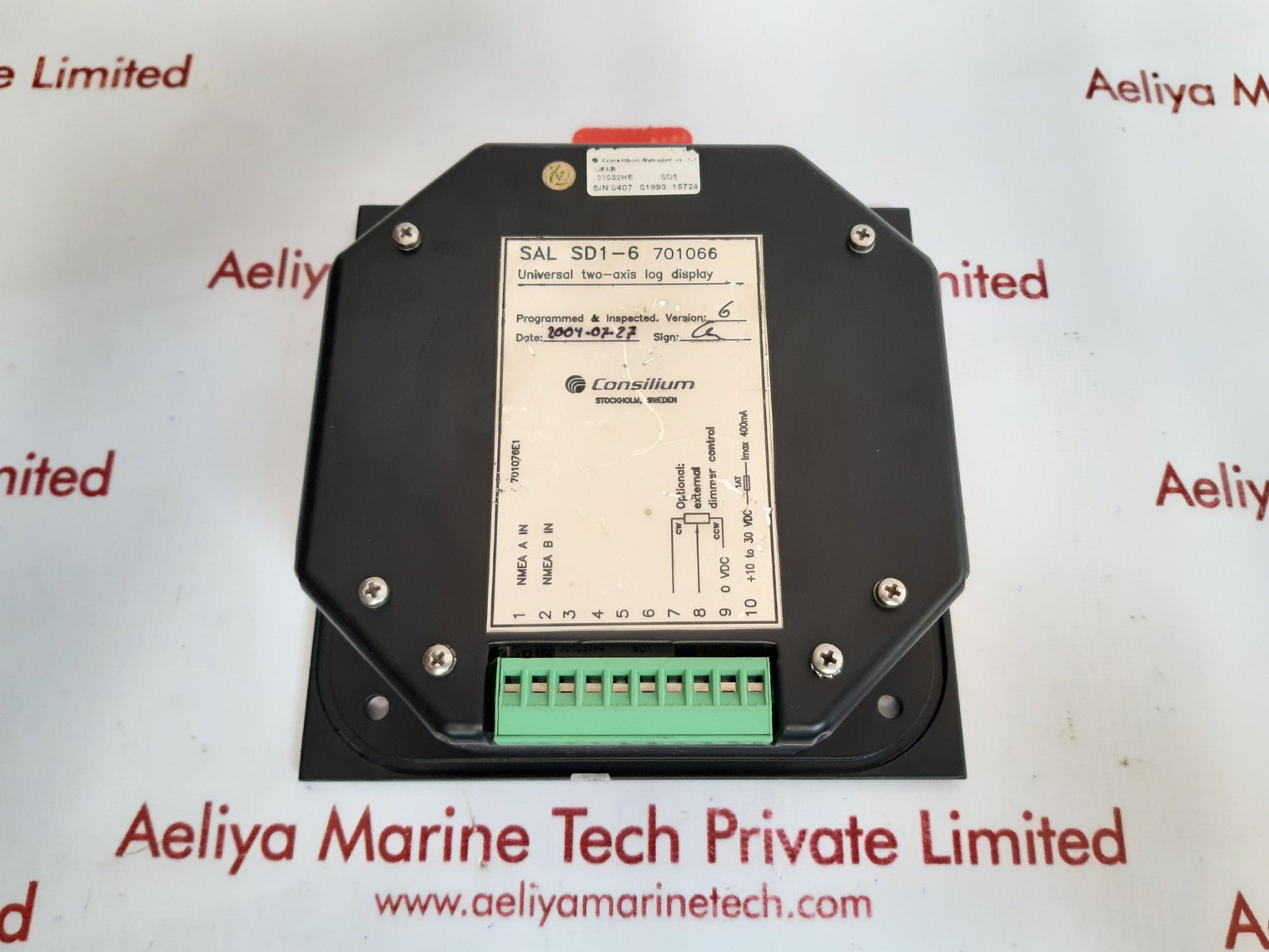 Consilium sal sd1-6 701066 universal two-axis log display