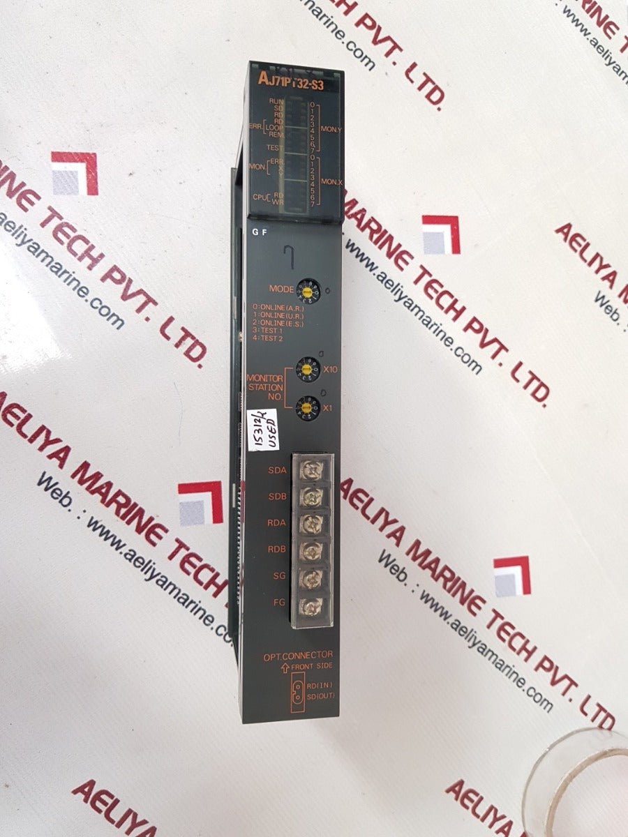 Mitsubishi electric aj71pt32-s3 programmable controller used