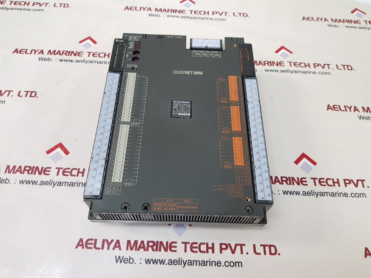Mitsubishi electric aj35ptf-56dr programmable controller dc24v  0.15a
