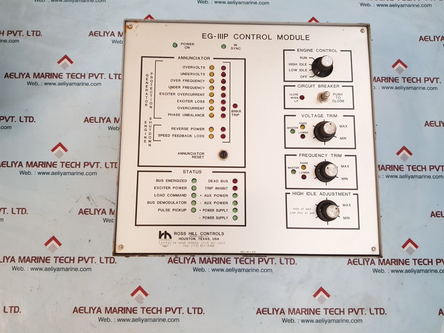 Nov 6415-9084-00 eg-iiip engine generator control module 900rpm
