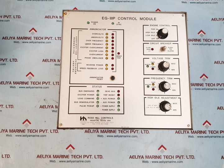 Nov 6415-9084-00 eg-iiip engine generator control module 900rpm