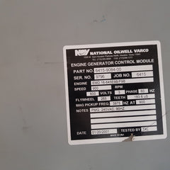 Nov 6415-9084-00 eg-iiip engine generator control module 900rpm