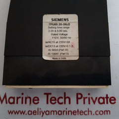 Siemens 7pu60-20-3nj2 time delay relay