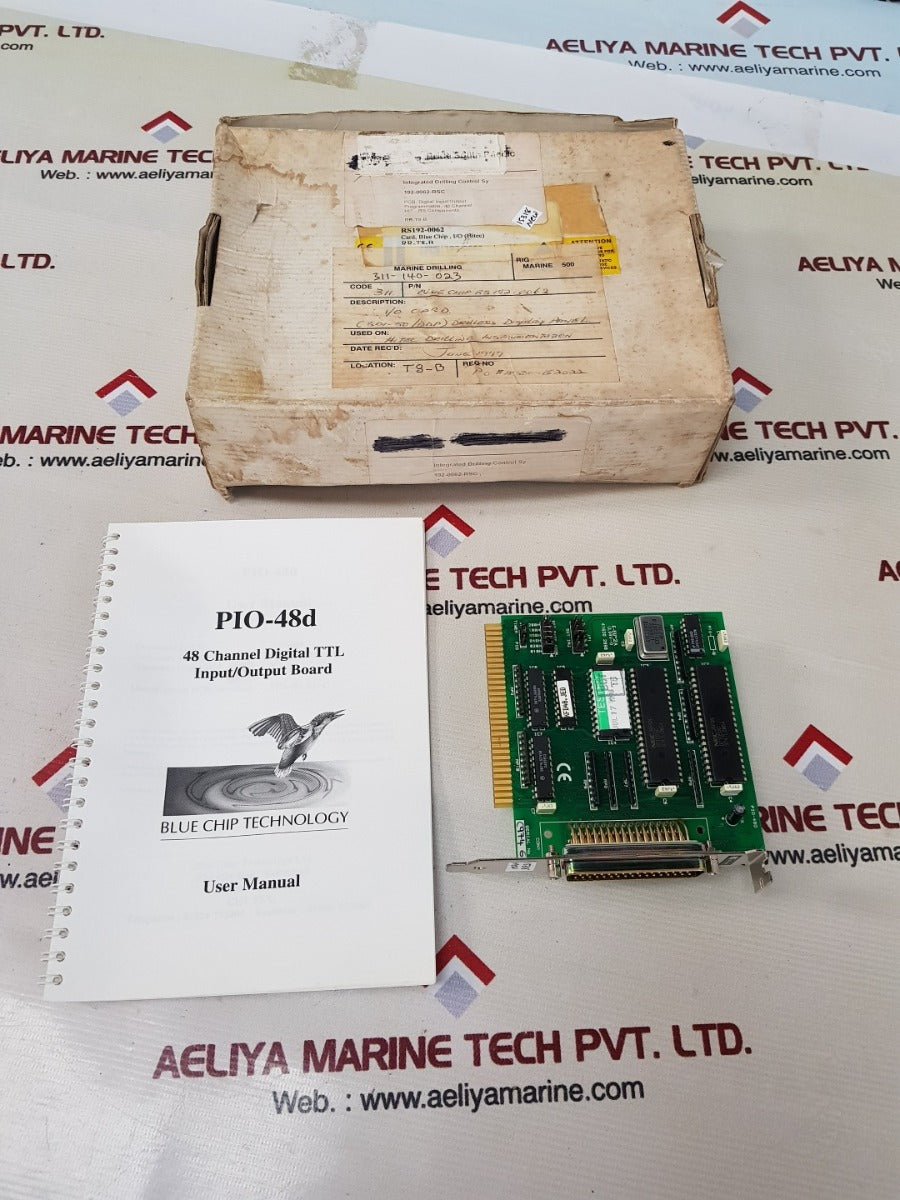 Blue chip pio-48d 48 channel programmable input/output card