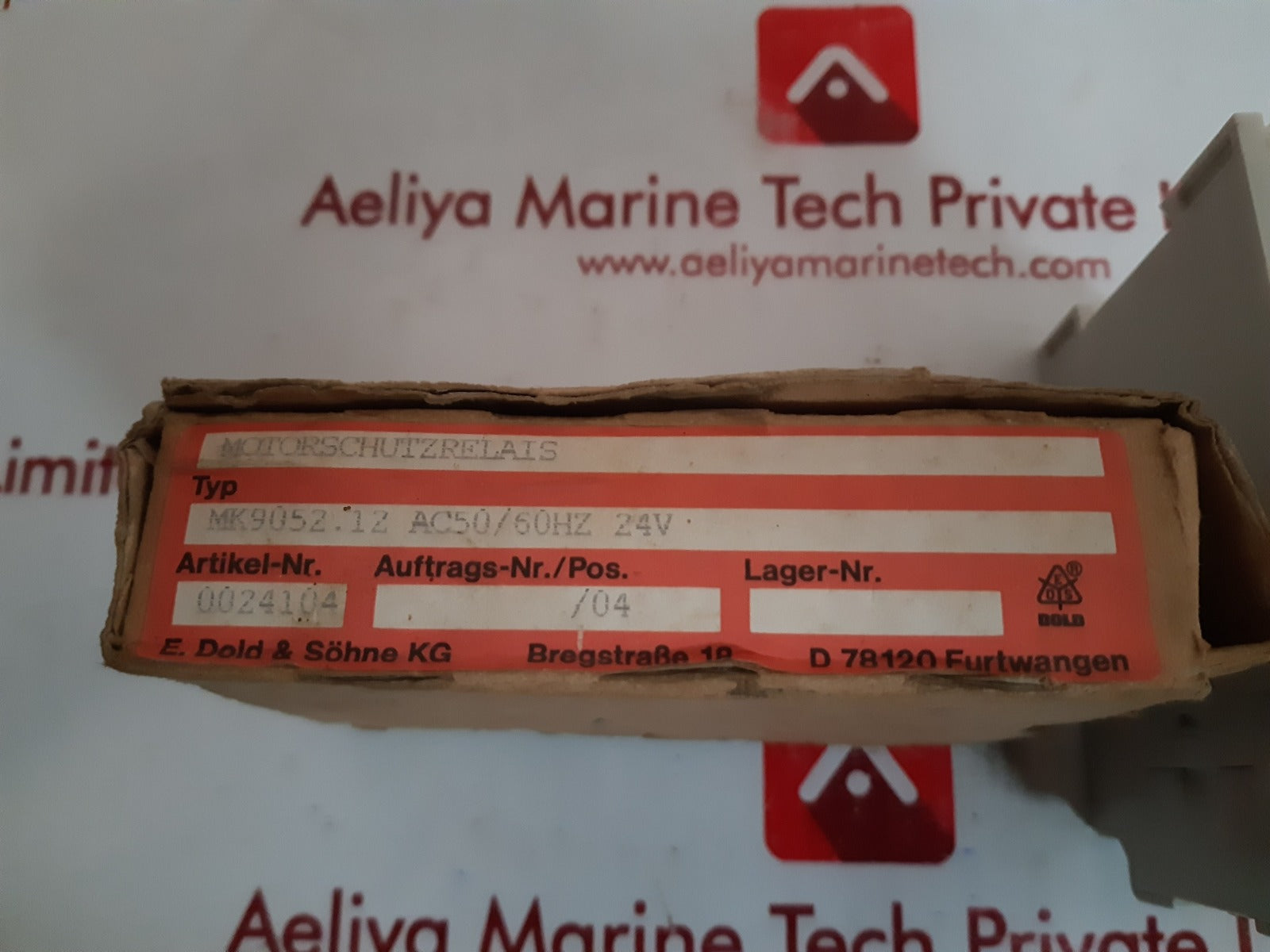 E.dold mk9052.12 motor protection relay