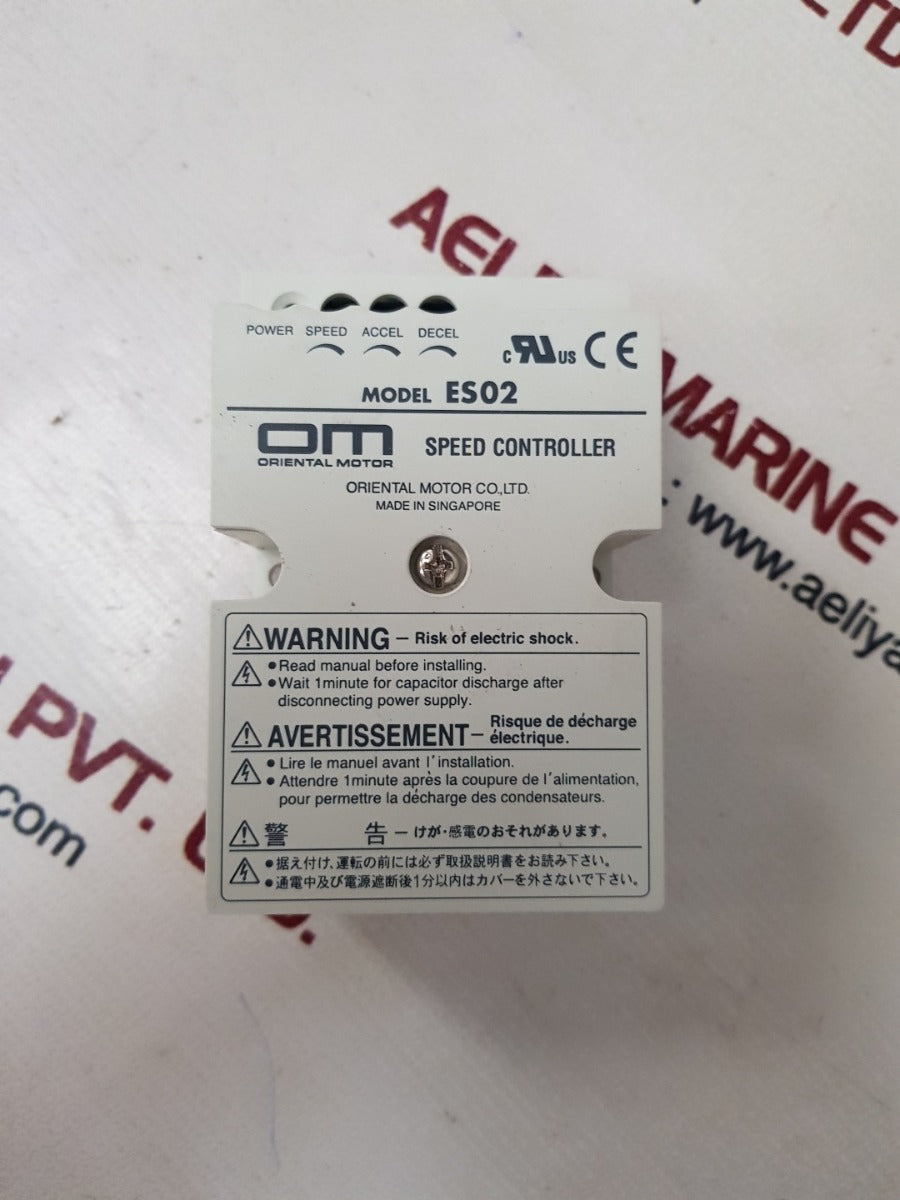 Oriental motor es02 speed controller