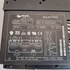 Vicor flat pac vi-qu33-equ-cc power supply 