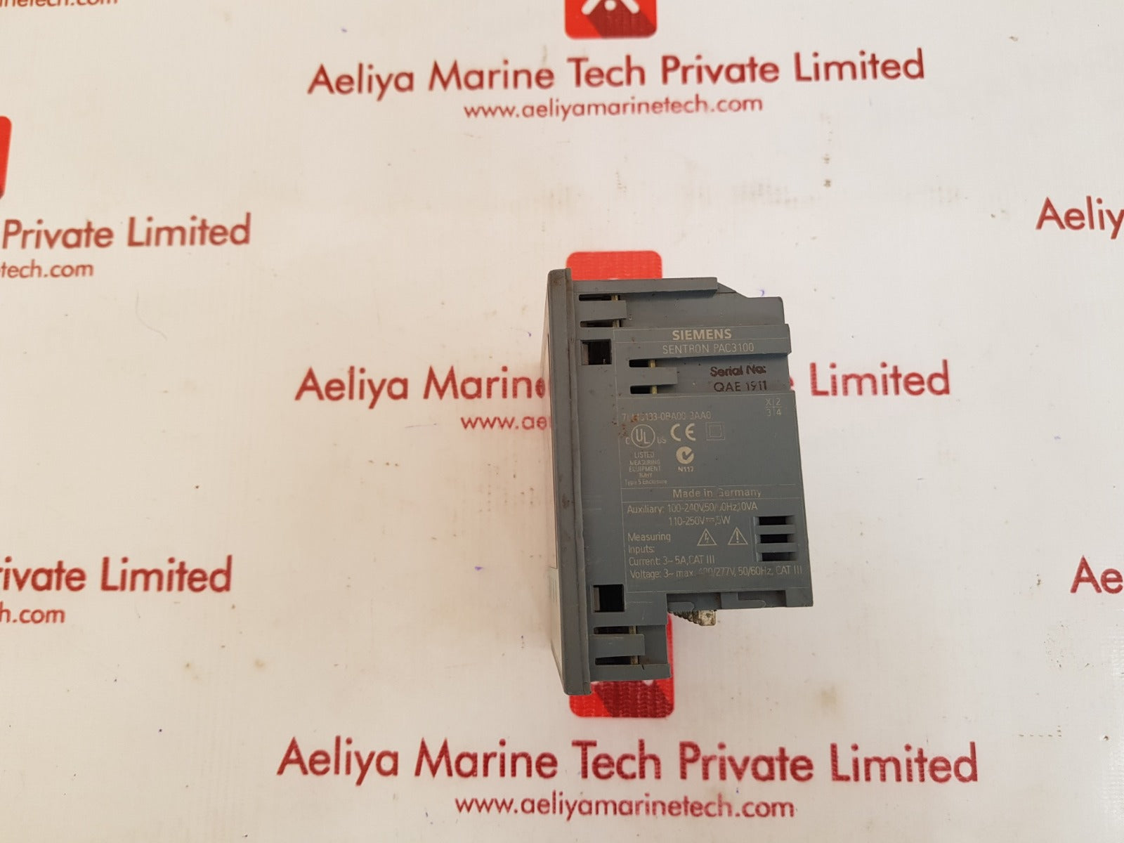 Siemens sentron pac3100 7km3133-0ba00-3aa0 power monitor device