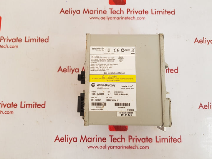 Allen-bradley stratix 5700 1783-bms06ta ethernet managed switch