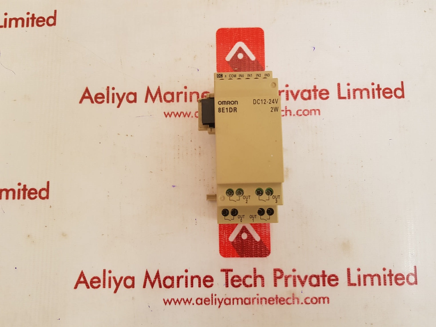 Omron zen-8e1dr plc input/output unit