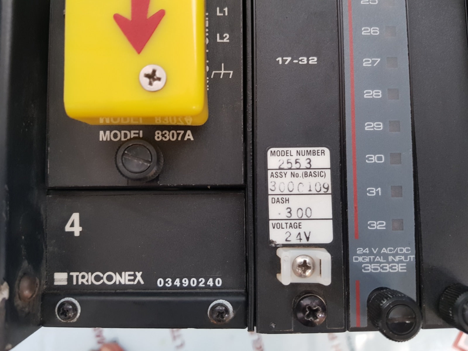 Triconex 03490240,2553,3533e,2658,3636r,2652,3604e power dodule rack 
