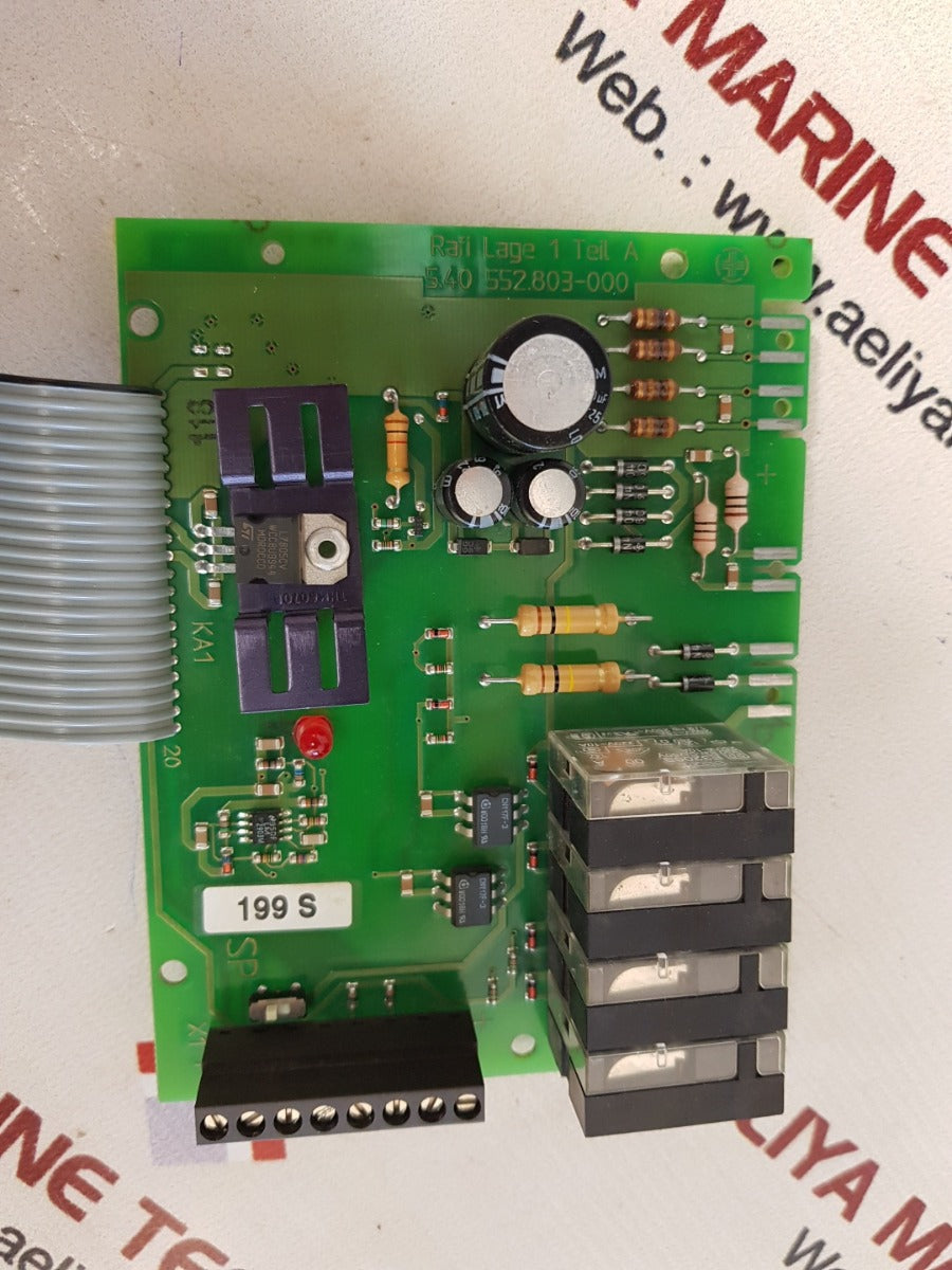 Rafi lage 1 5.40 552.803-000 pcb card 