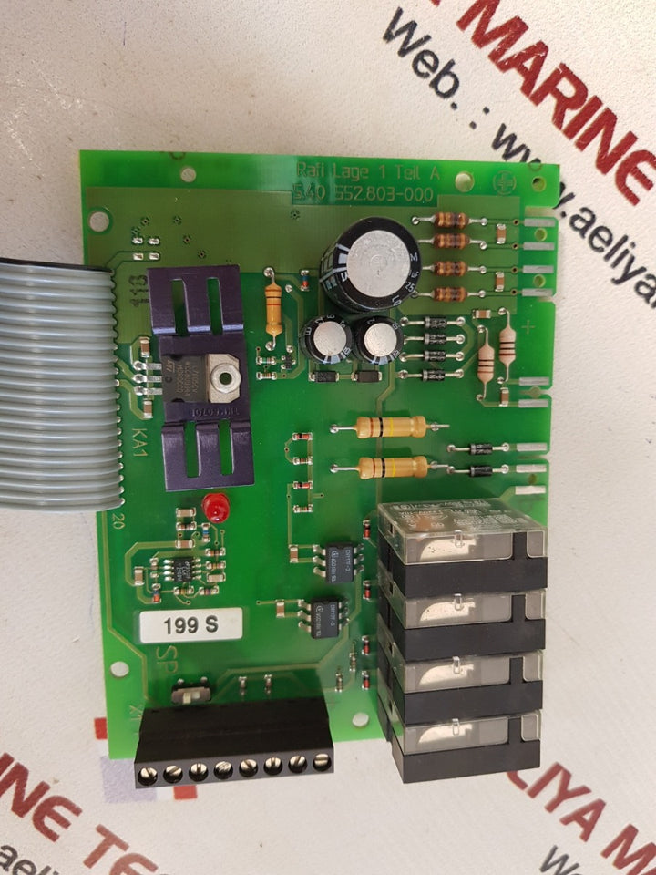 Rafi lage 1 5.40 552.803-000 pcb card 