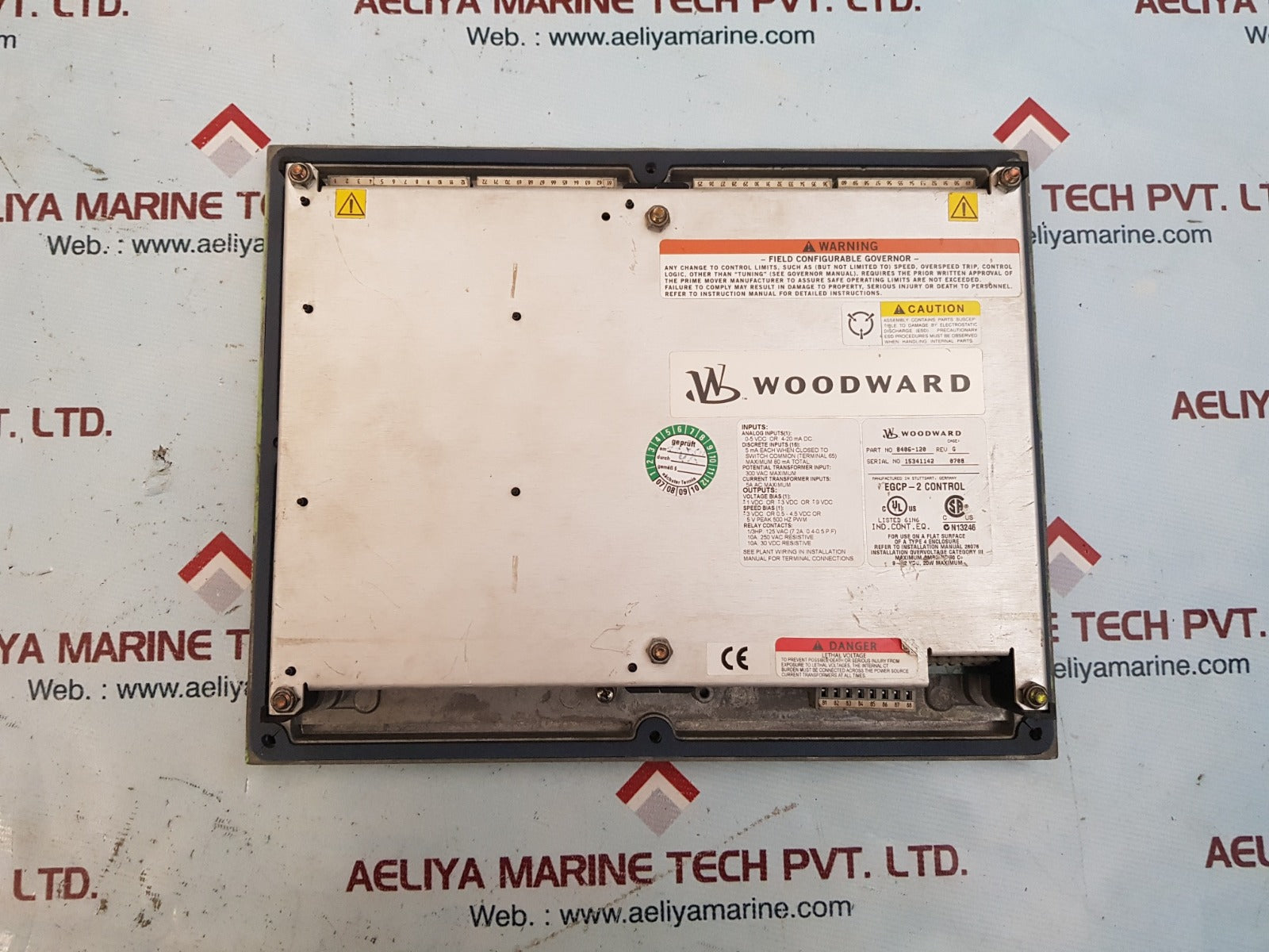 Woodward egcp-2 digital control 8406-120 