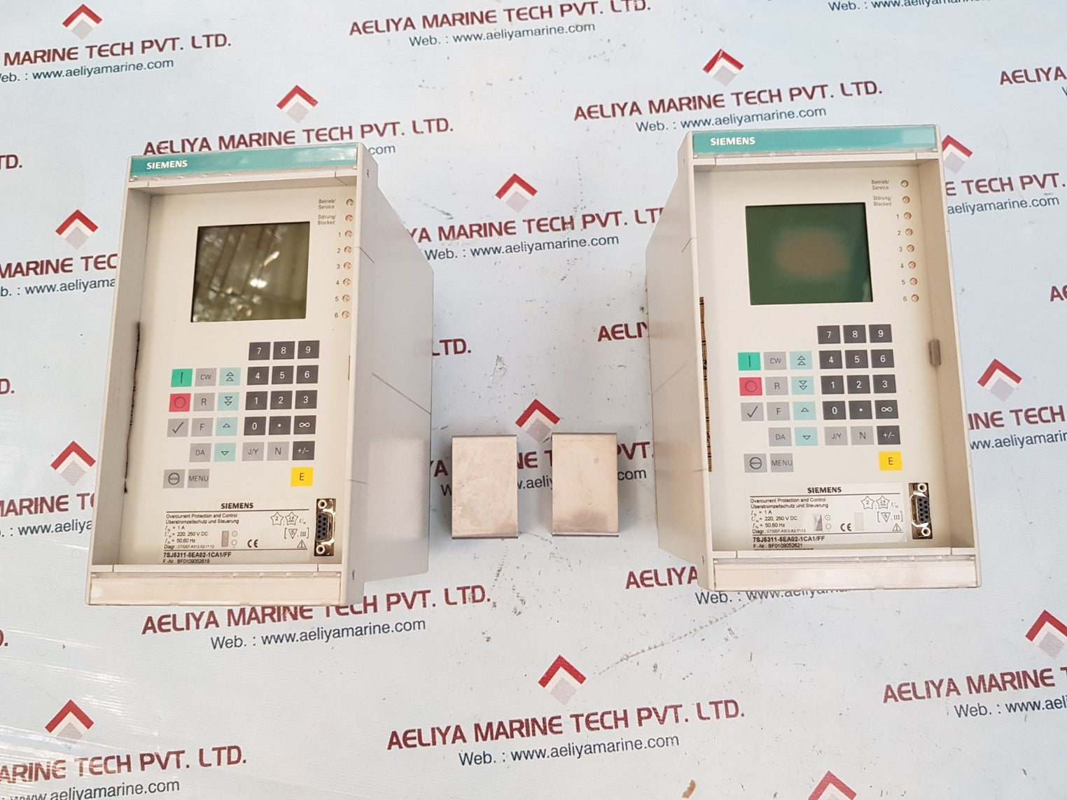 Siemens 7sj5311-5ea02-1ca1/ff overcurrent protection and control relay