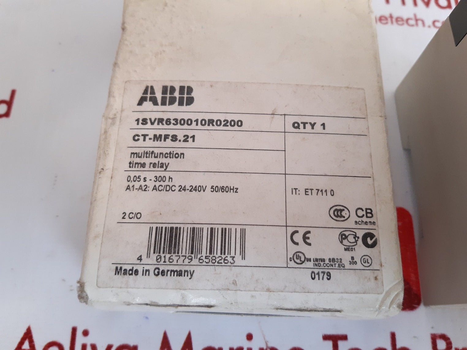 Abb ct-mfs.21 multifunction time relay 1svr630010r0200
