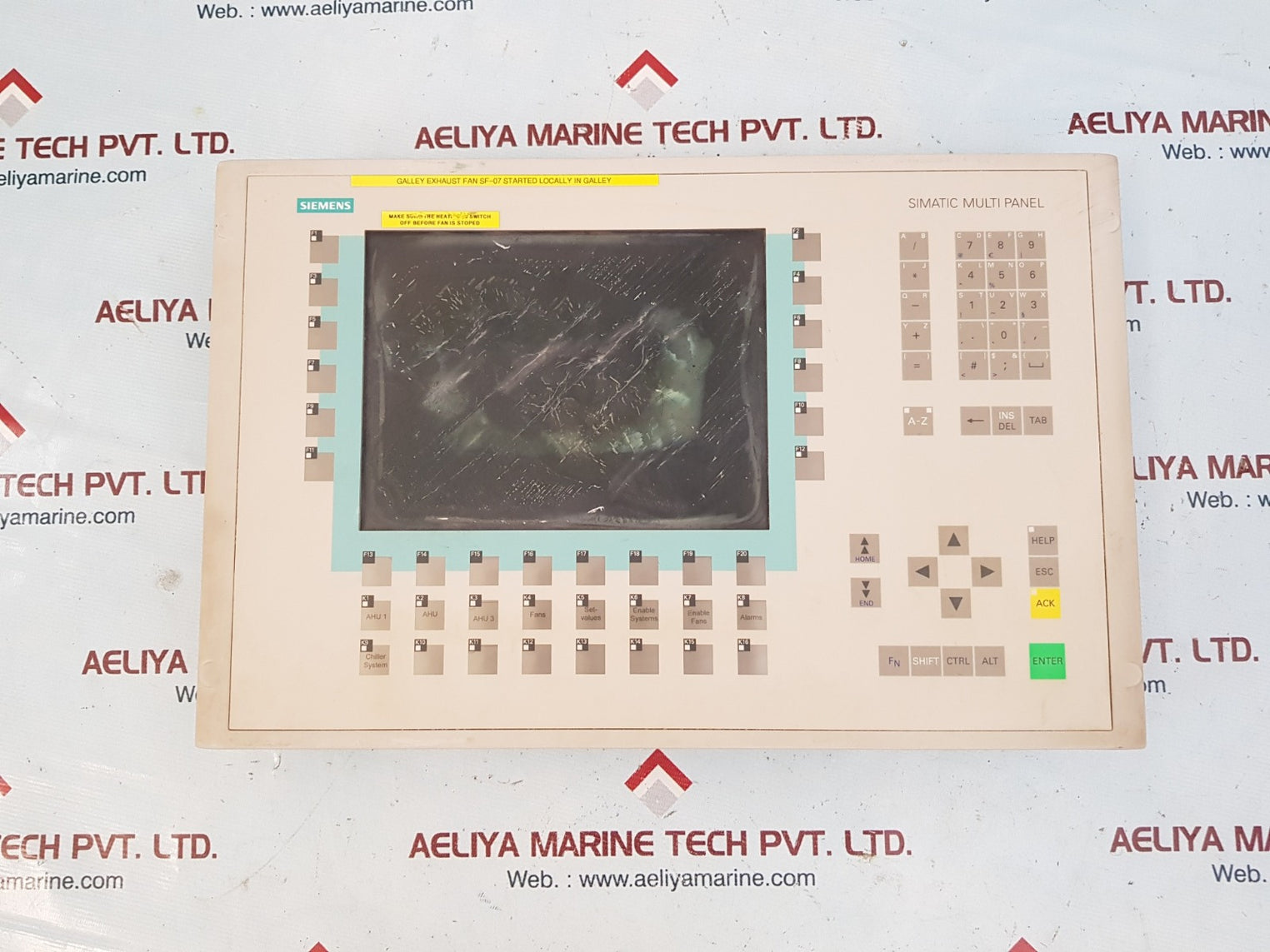 Siemens 6av6 542-0ag10-0ax0 mp270b simatic multi panel
