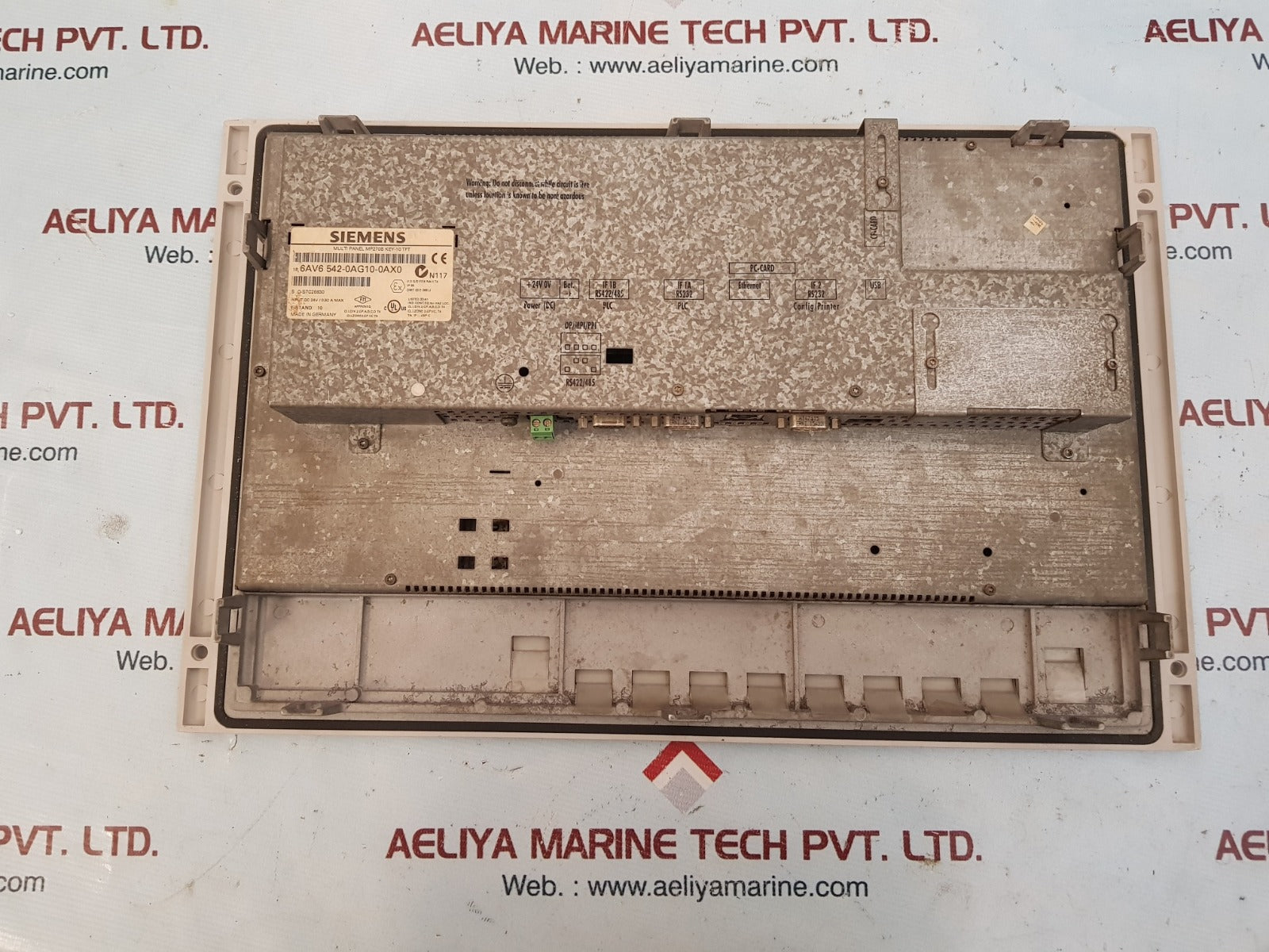 Siemens 6av6 542-0ag10-0ax0 mp270b simatic multi panel