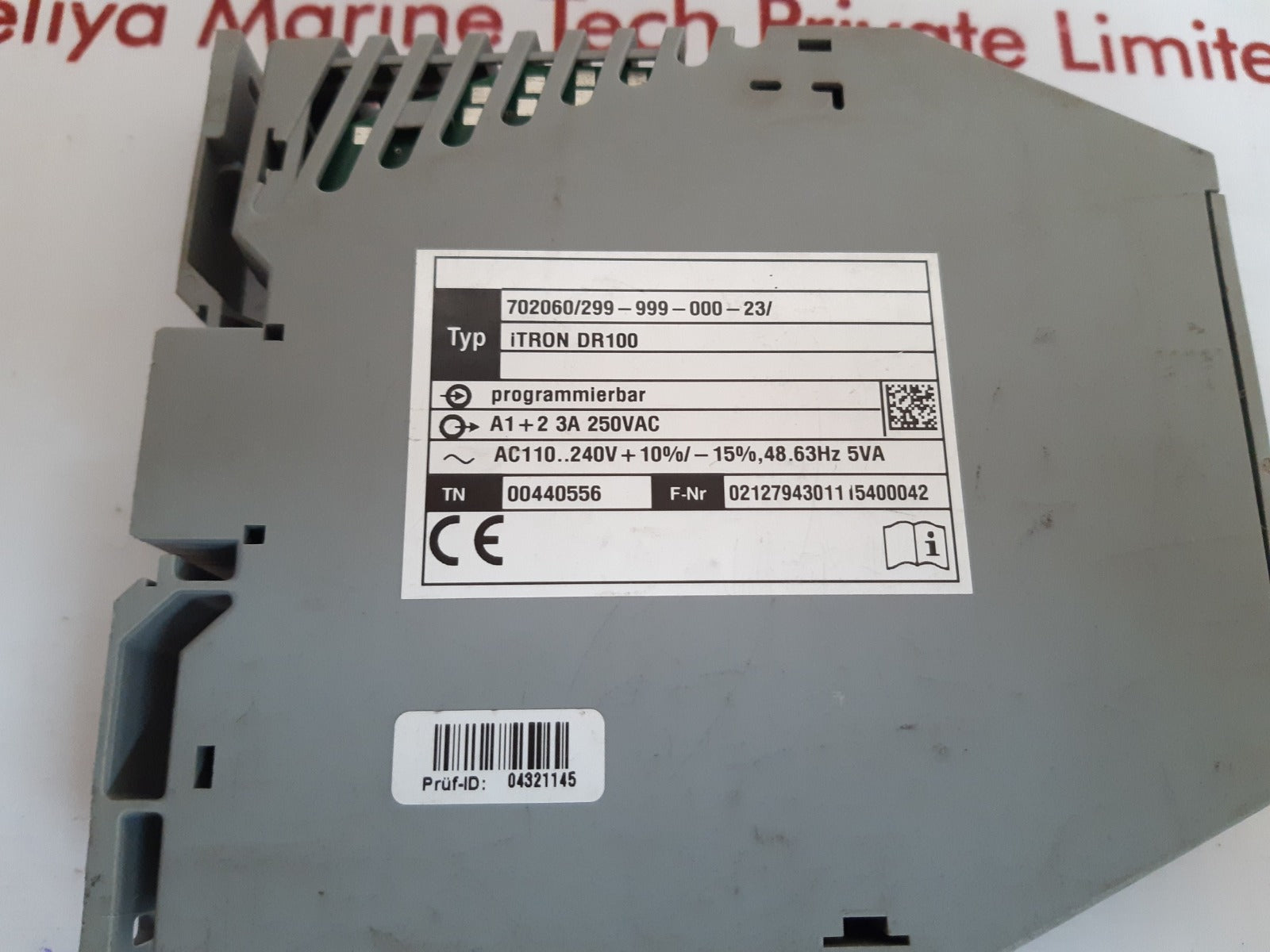 Weishaupt itron dr100 702060/299-999-000-23 programmable controller