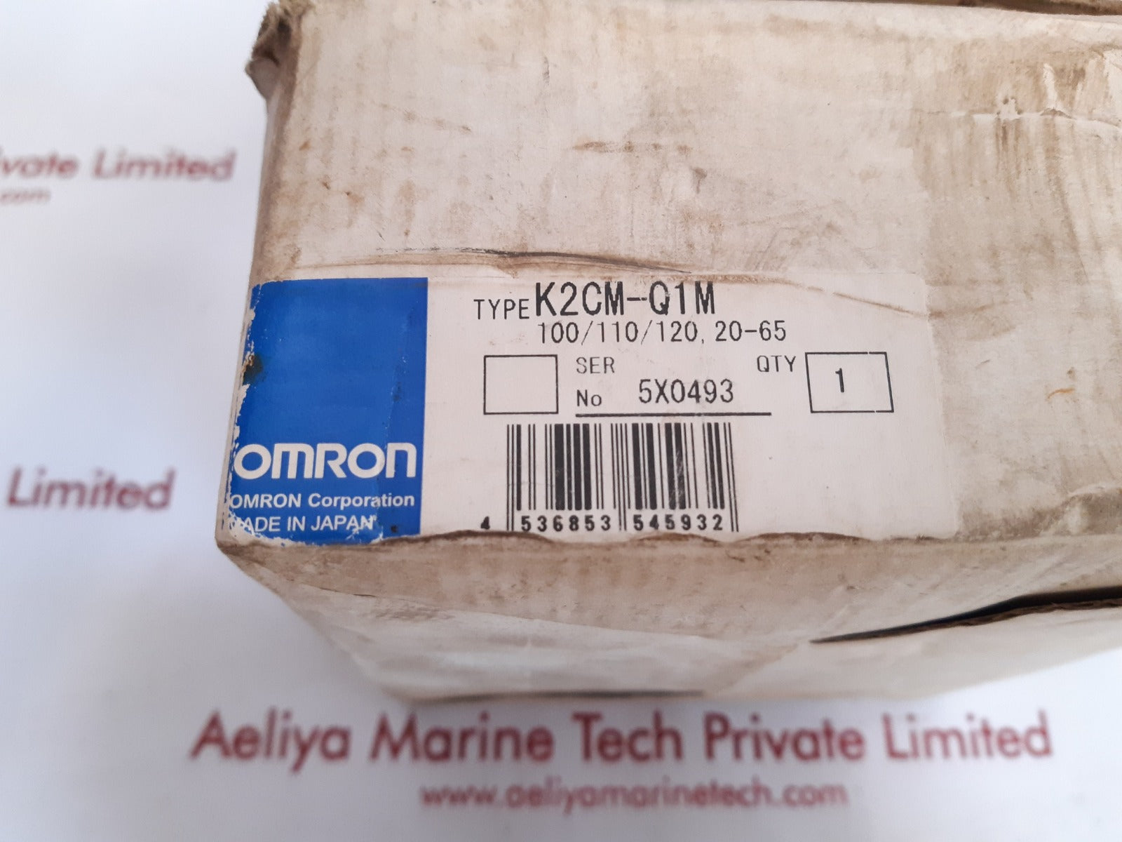 Omron k2cm-q1m motor relay