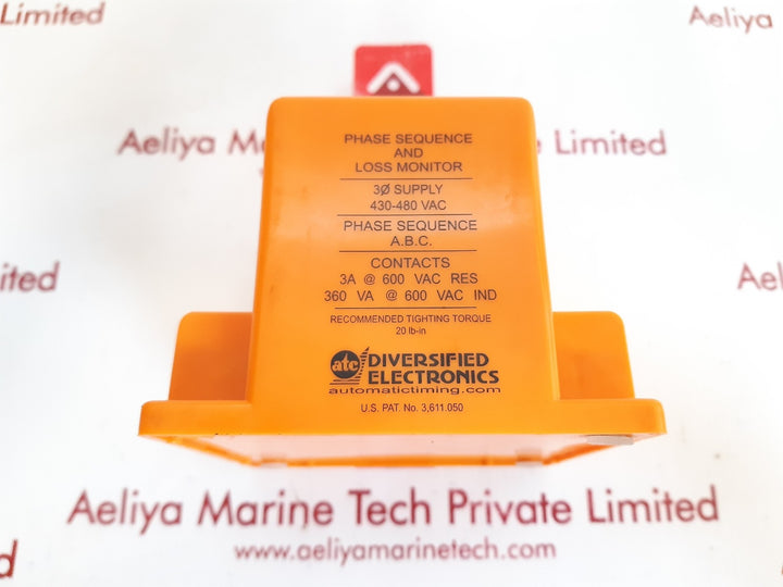 Atc sla-440-ale phase sequence monitor