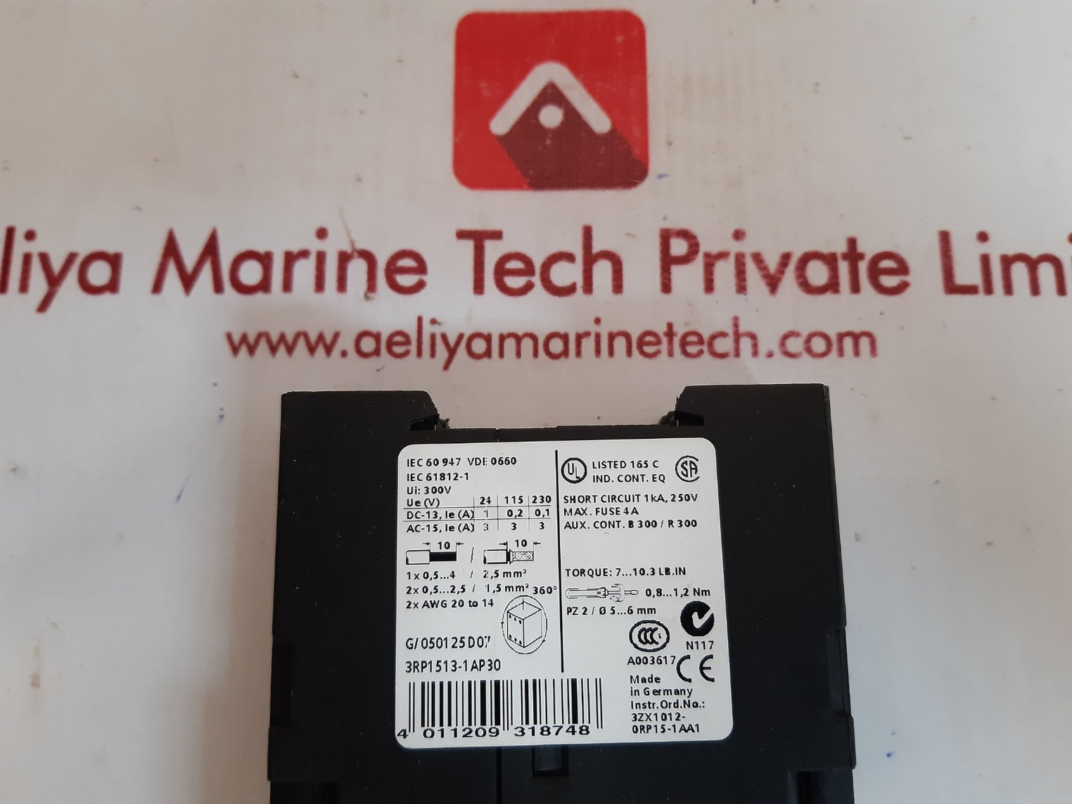 Siemens 3rp1513-1ap30 time relay