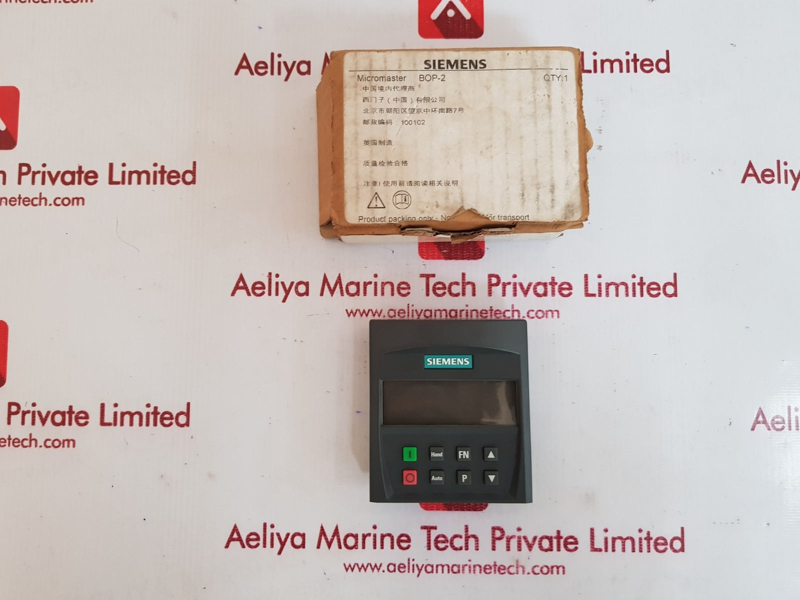 Siemens micromaster 4 6se6400-0be00-0aa1 basic operator panel bop-2