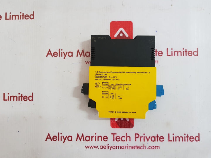 Turck mk33-221ex0-hli/24vdc multi modul loop isolator 