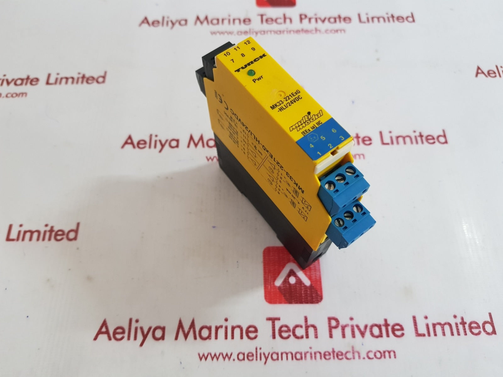 Turck mk33-221ex0-hli/24vdc multi modul loop isolator 