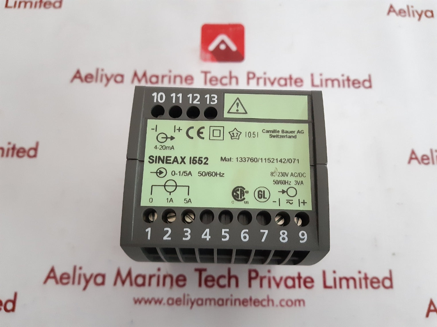 Camille bauer sineax i552 transmitter