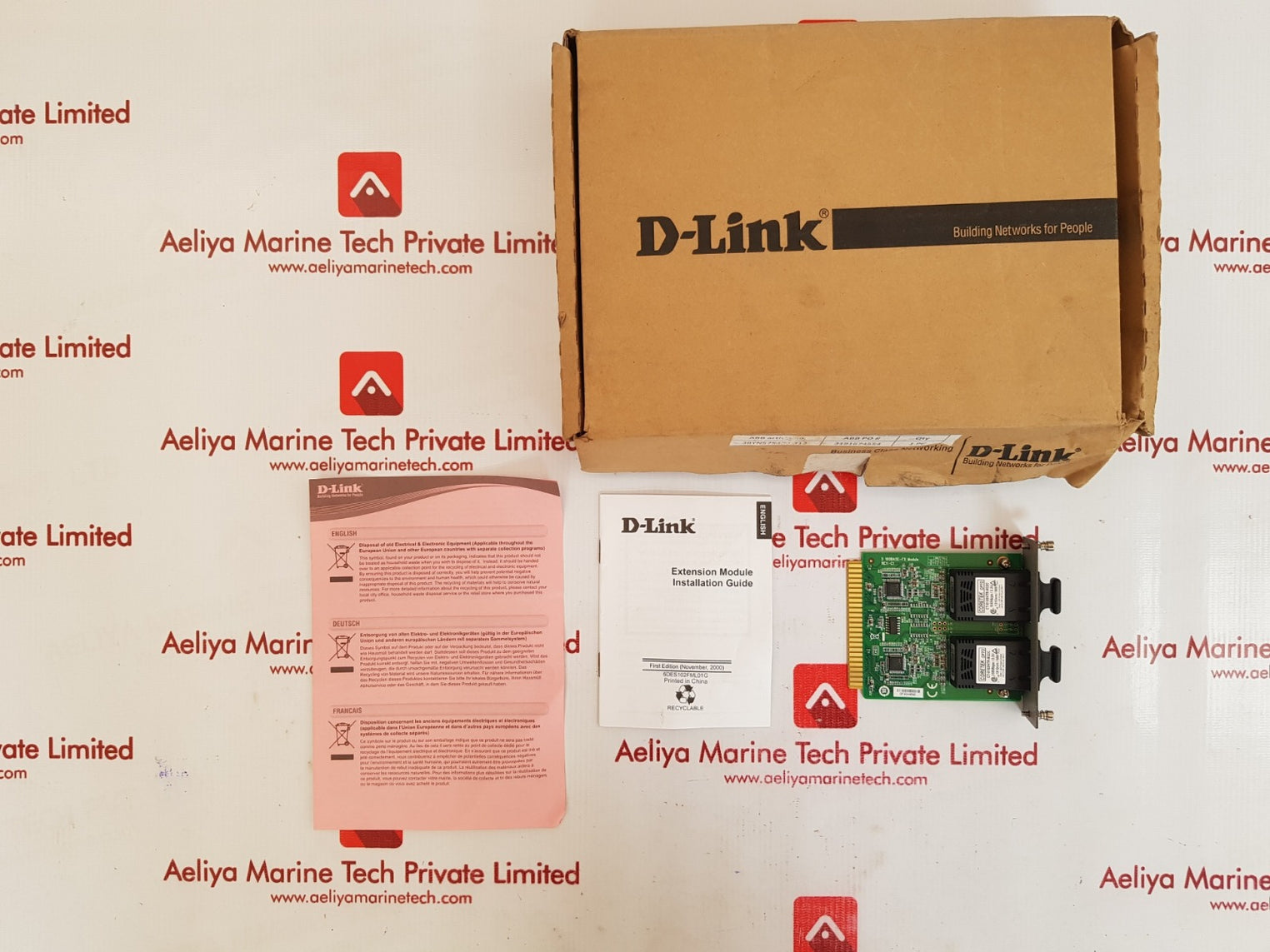 D-link des-102f 2-port 100 base- fx fiber module