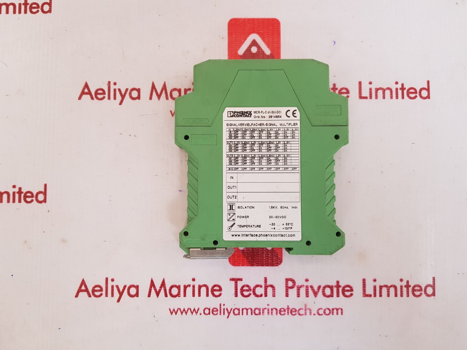 Phoenix contact mcr-fl-c-ui-2ui-dci signal multiplier