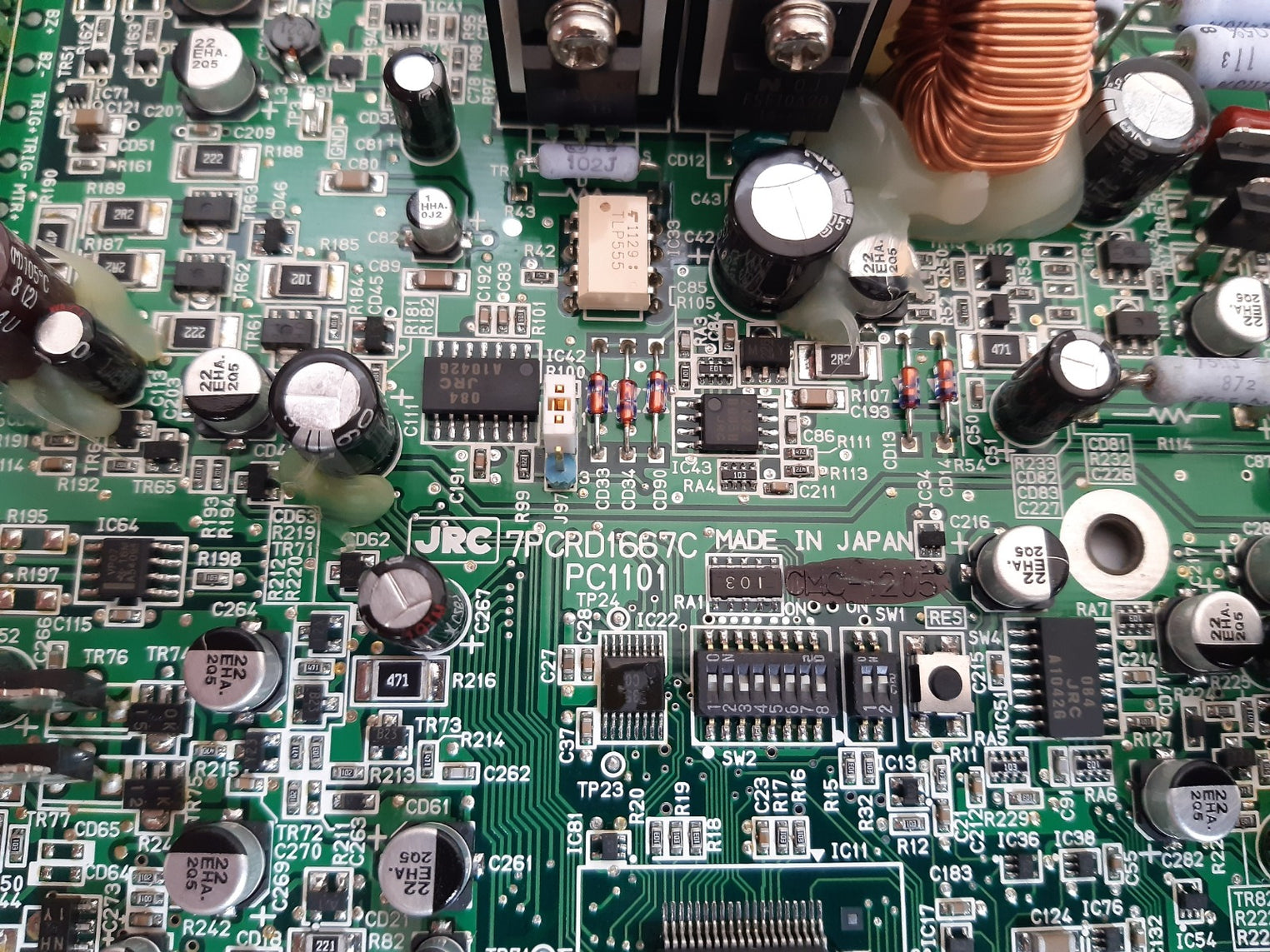 Jrc 7pcrd1667c pc1101 pcb card