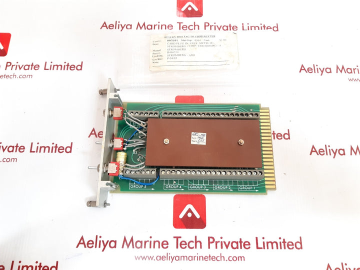 Stromberg Swtm 1J1 Pcb Card Used