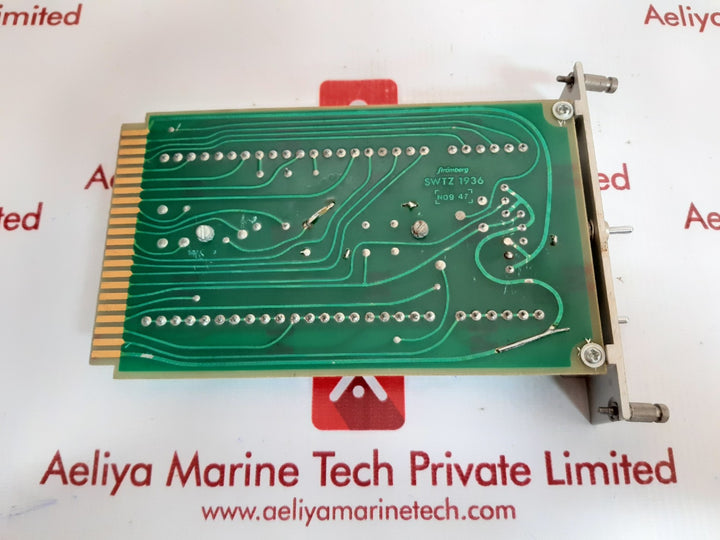 Stromberg Swtm 1J1 Pcb Card Used