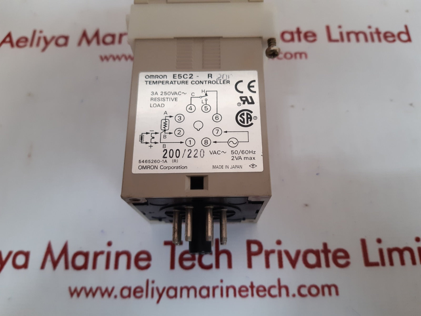 Omron e5c2-r plc temperature controller 200/220 vac~