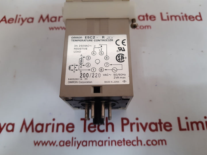 Omron e5c2-r plc temperature controller 200/220 vac~