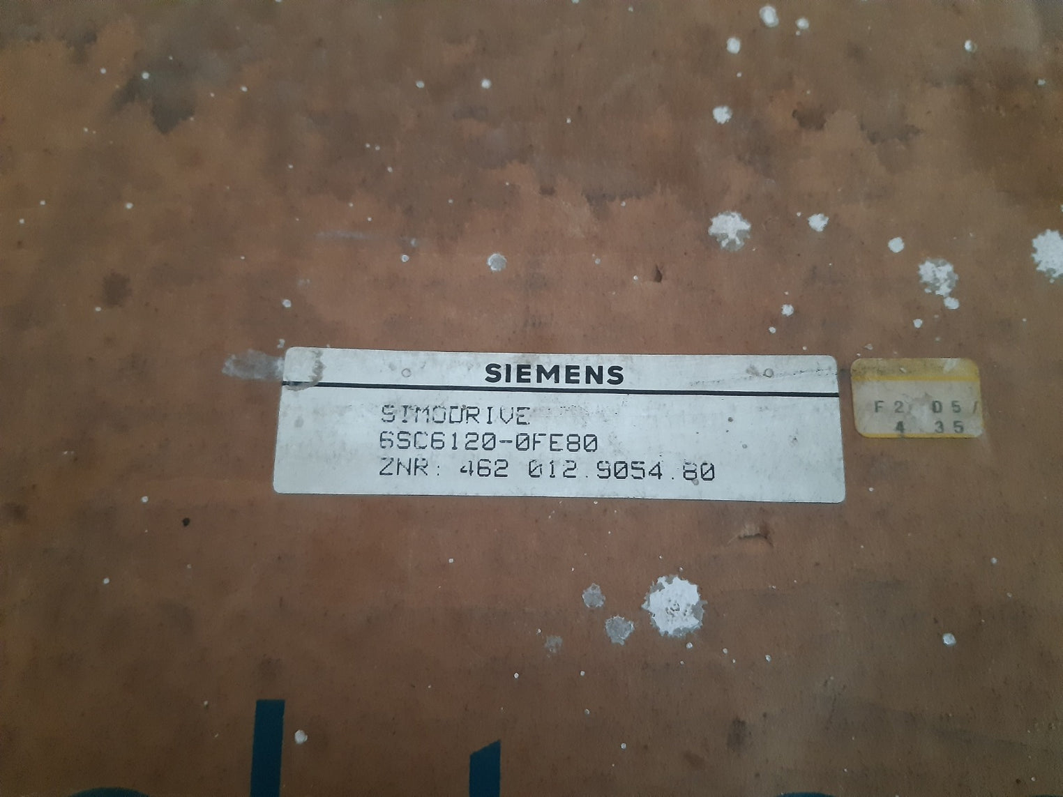 Siemens 6sc6120-0fe01 simodrive board 462 012.9054.01