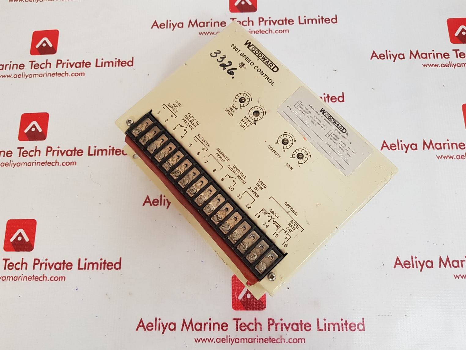 Woodward b 8271-464 2301 speed control 