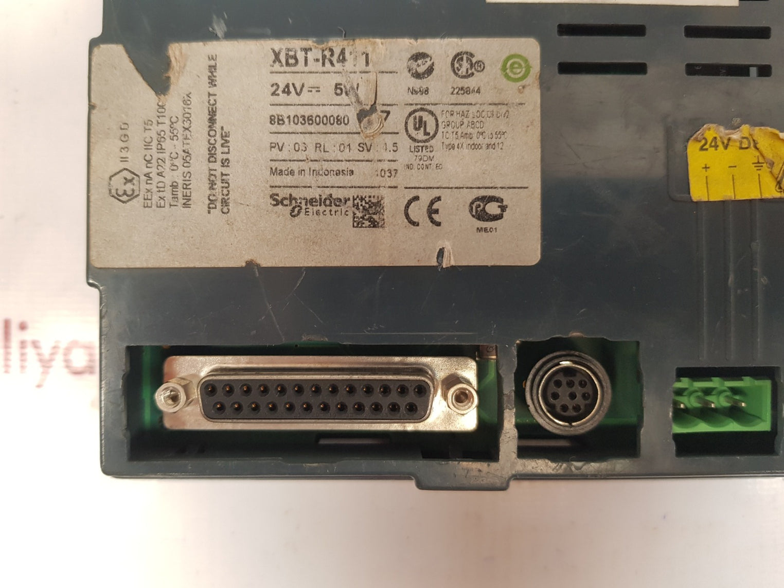 Schneider electric xbt-r411 samll panel with keypad