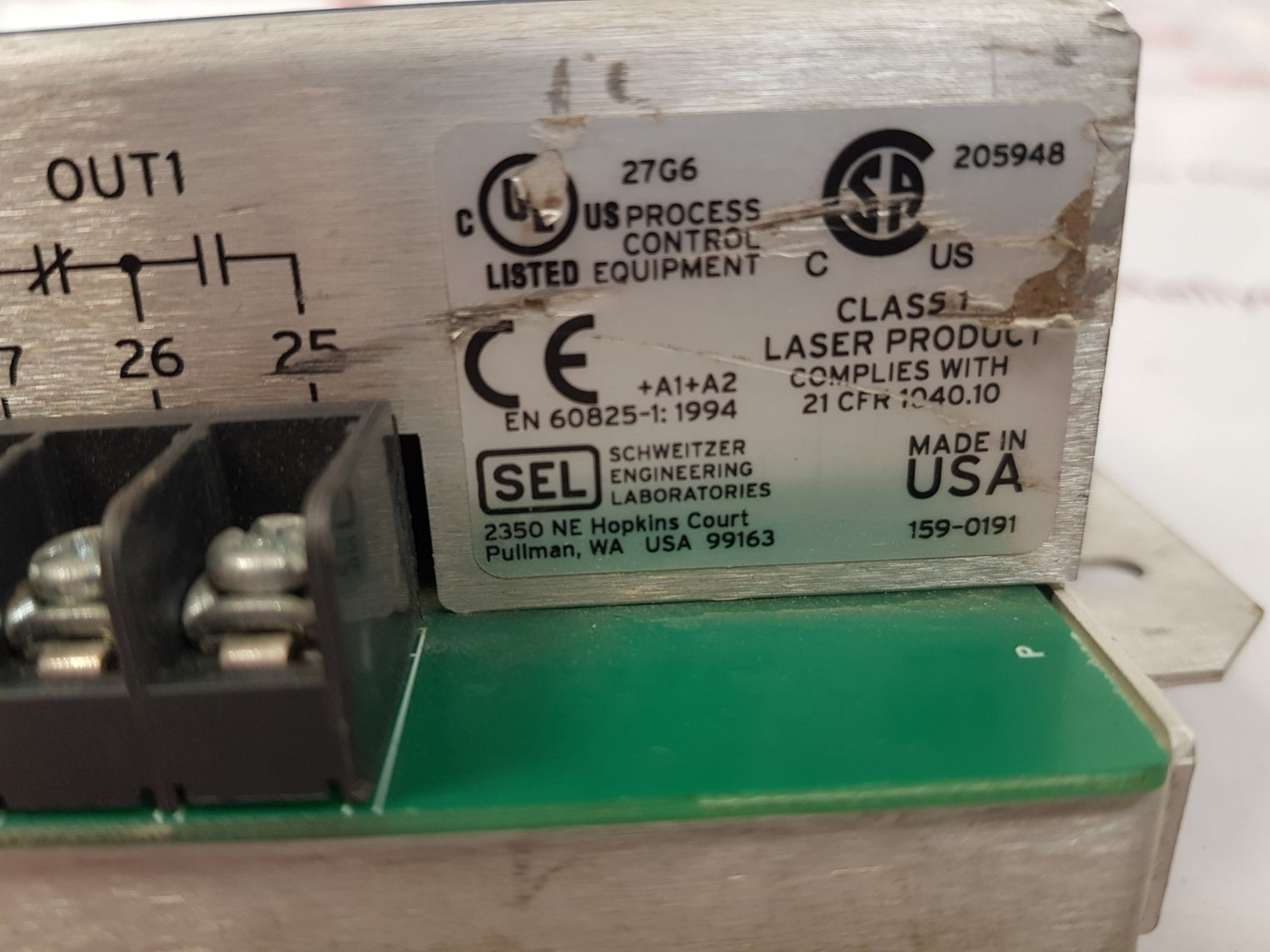 schweitzer engineering Sel-2505 remote i/o module