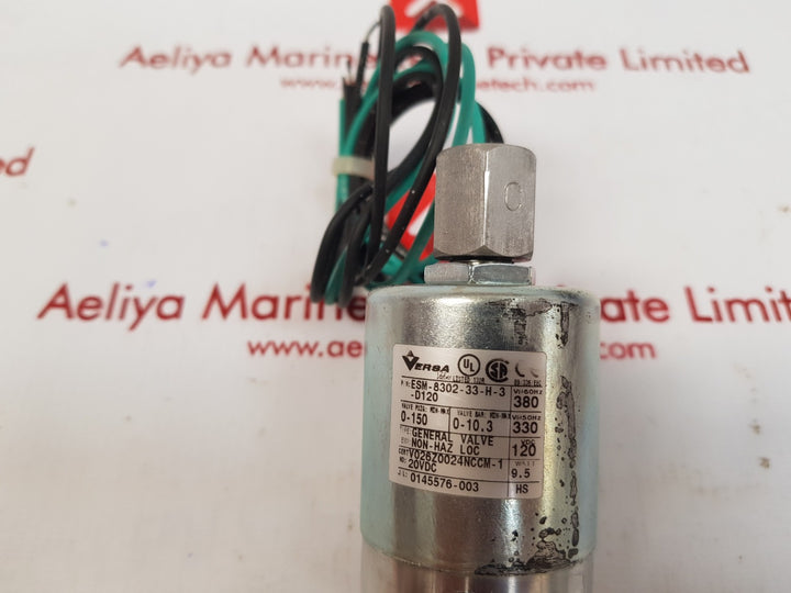 Versa esm-8302-33-h-3-d120 selector valve