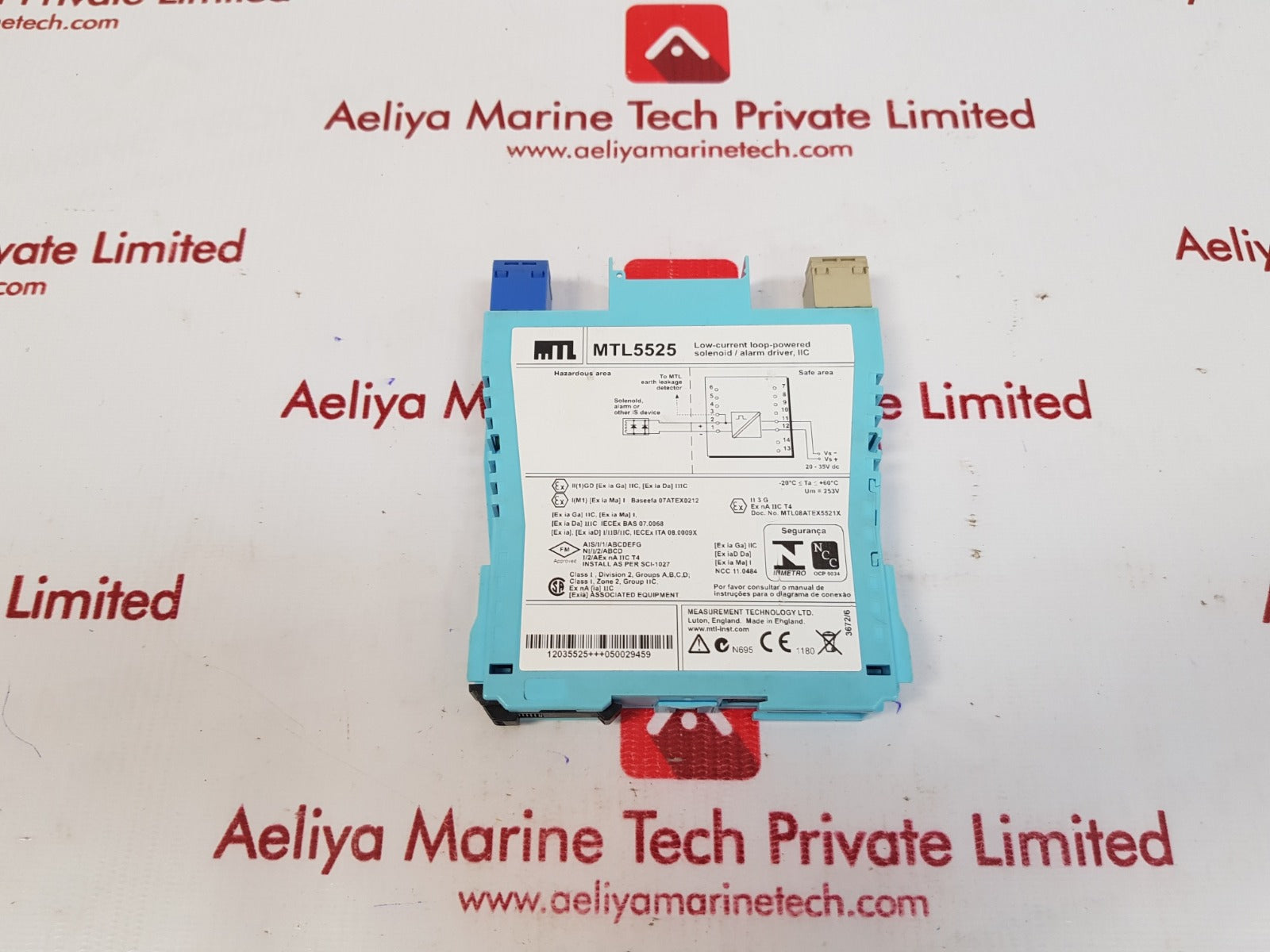 Mtl mtl5525 solenoid/alarm driver
