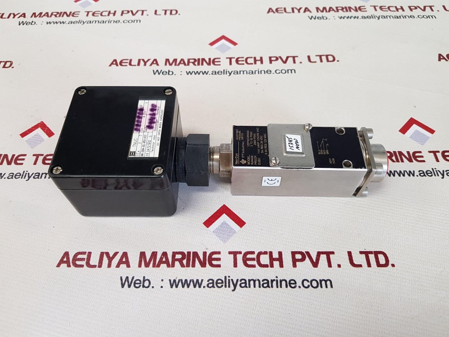 Tnuc dnv-2004-osl-atex-0121 with itt neo-dyn 122p82c6n540 pressure switch
