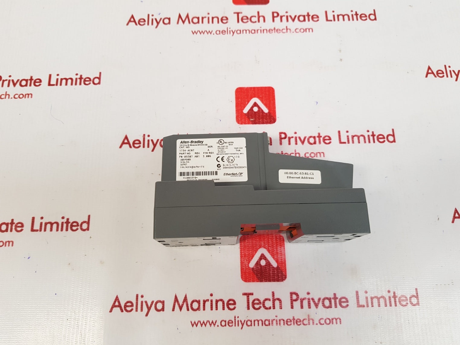 Allen bradley 1734-aent point i/o ethernet network adaptor pn-89307