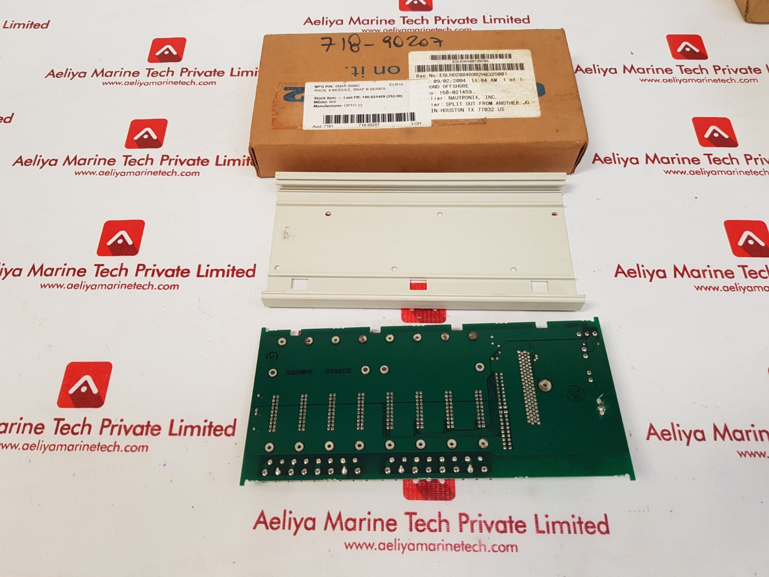 Opto 22 snapb8mc 8slot module rack 