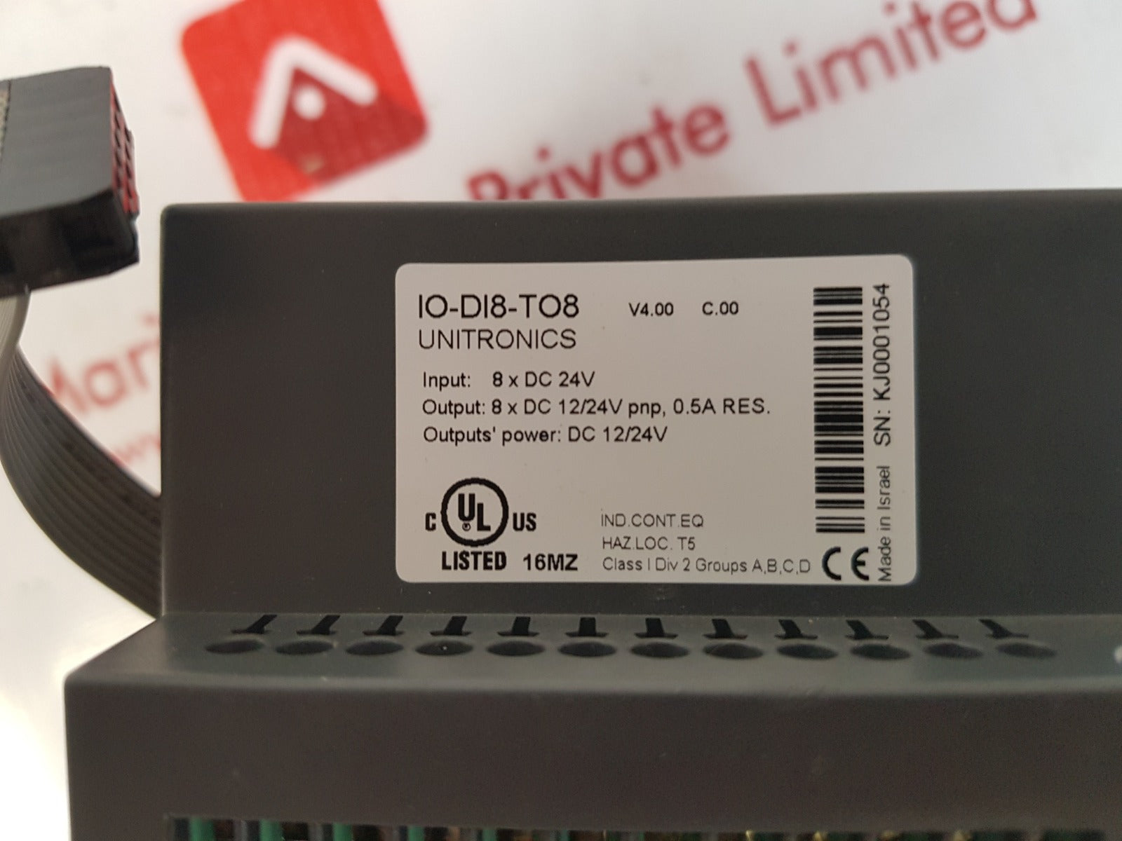 Unitronics Io-di8-to8 I/o Expansion Modules – Aeliya Marine Tech®